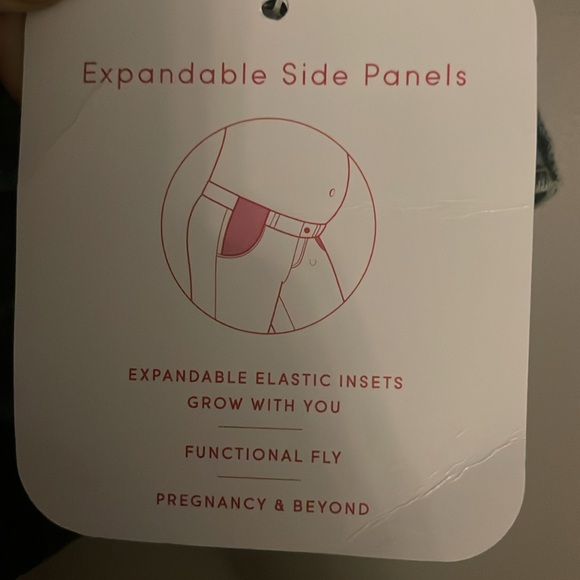 Under Belly Bootcut Maternity Jeans Isabel Maternity Ingrid & Isabel Dark Wash - Picture 6 of 8